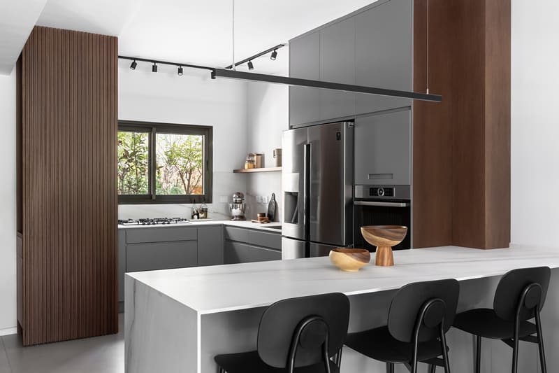 אי מטבח לבן