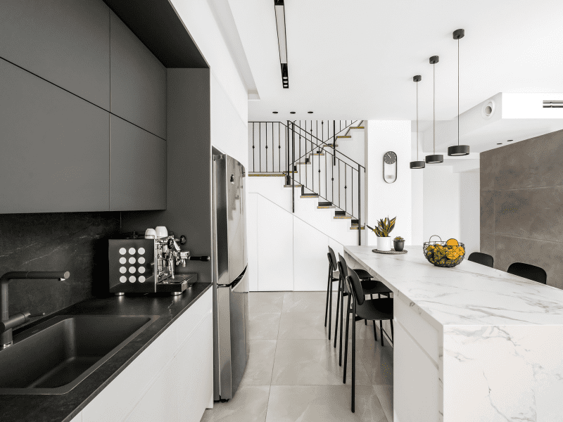 בית בשיטת הבנייה הקלה - סלון