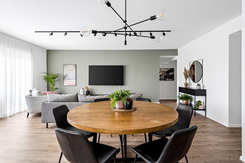 פינת אוכל עגולה