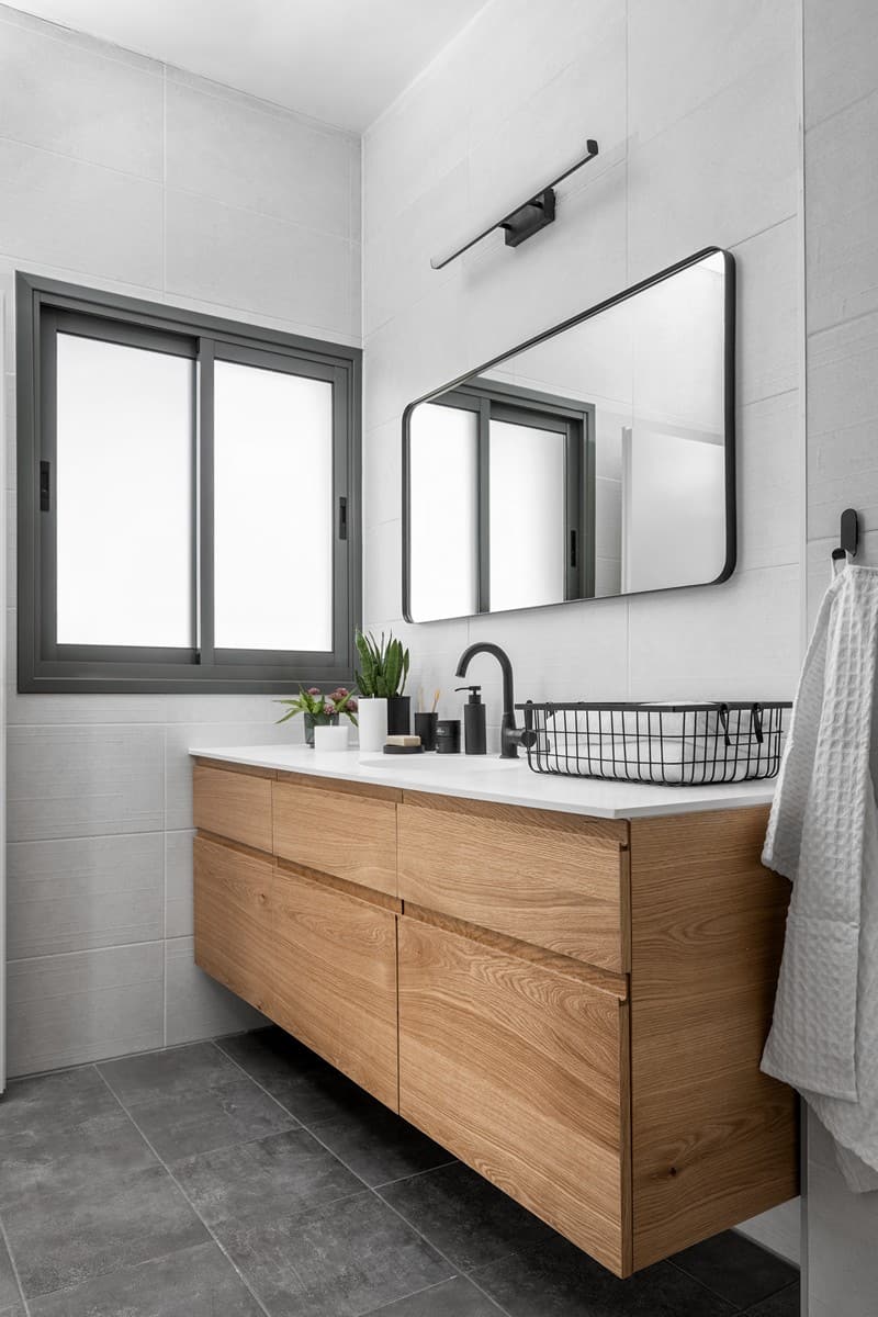 חדר רחצה במאסטר הורים