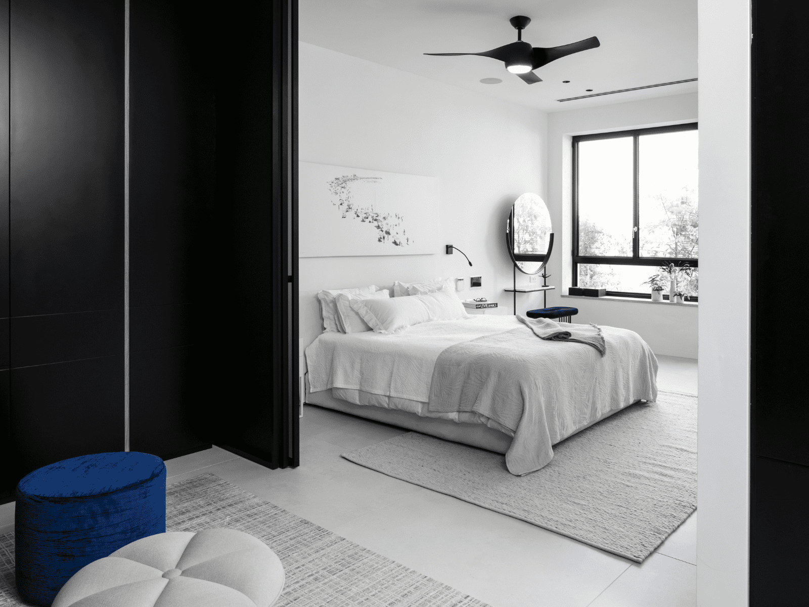 סוויטת הורים משולבת בחדר ארונות