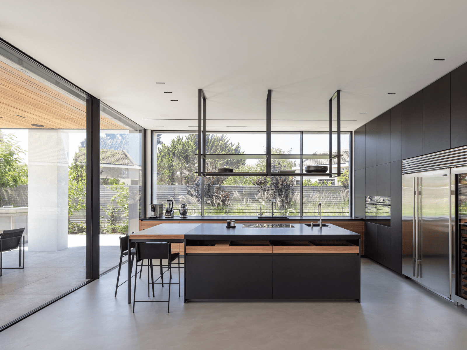 מטבח פתוח לסלון