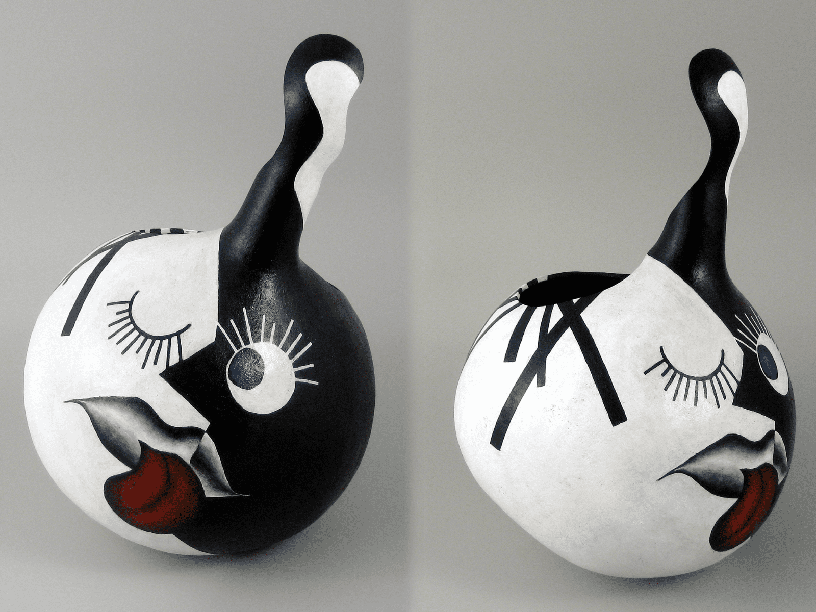 דלעת שחור ולבן