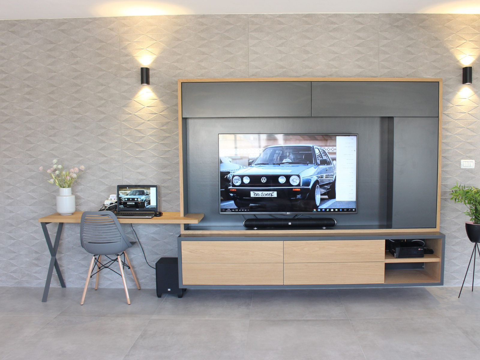 פתרון לקיר ארוך