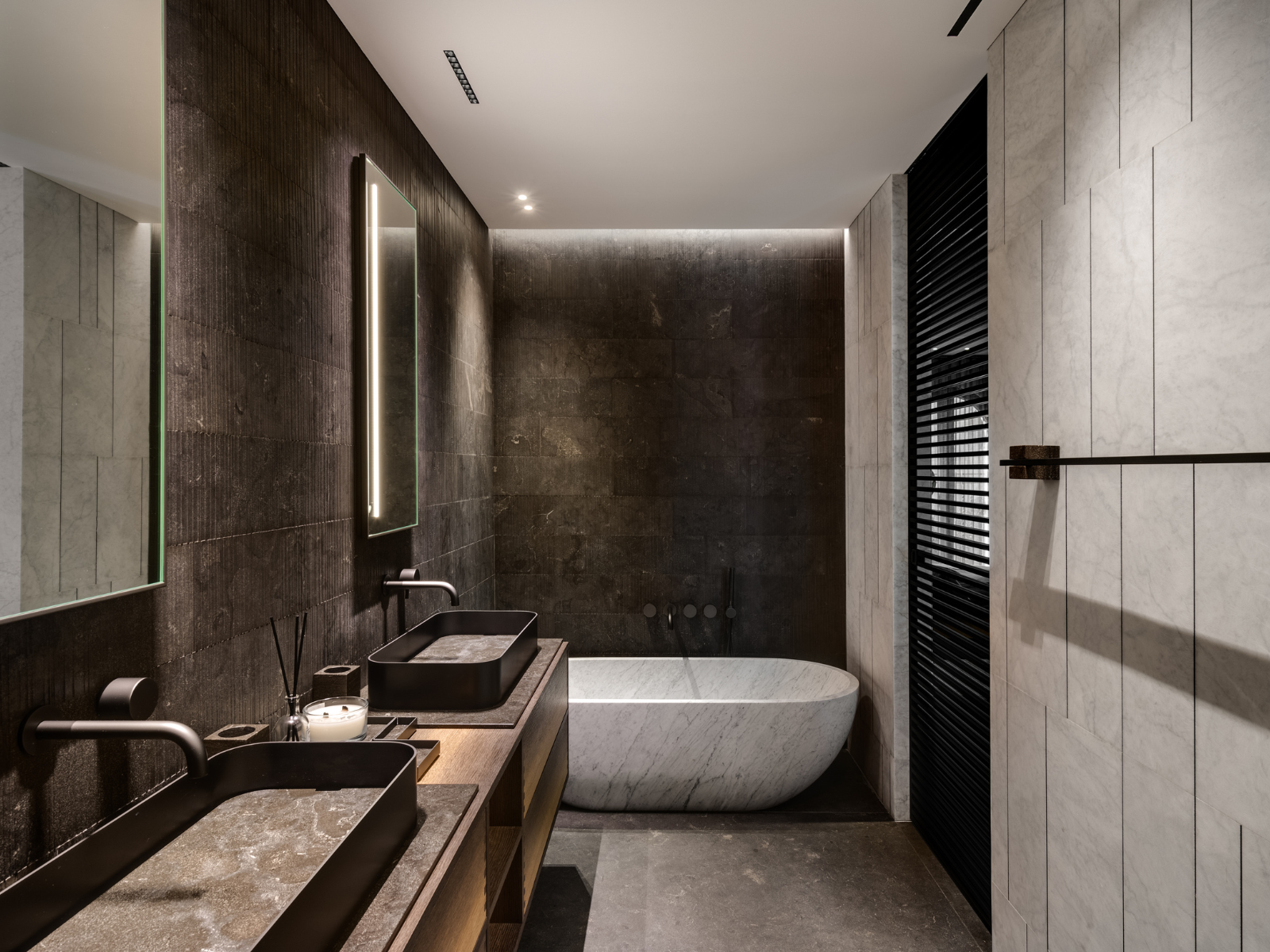 חדר רחצה בבית יוקרתי בירושלים