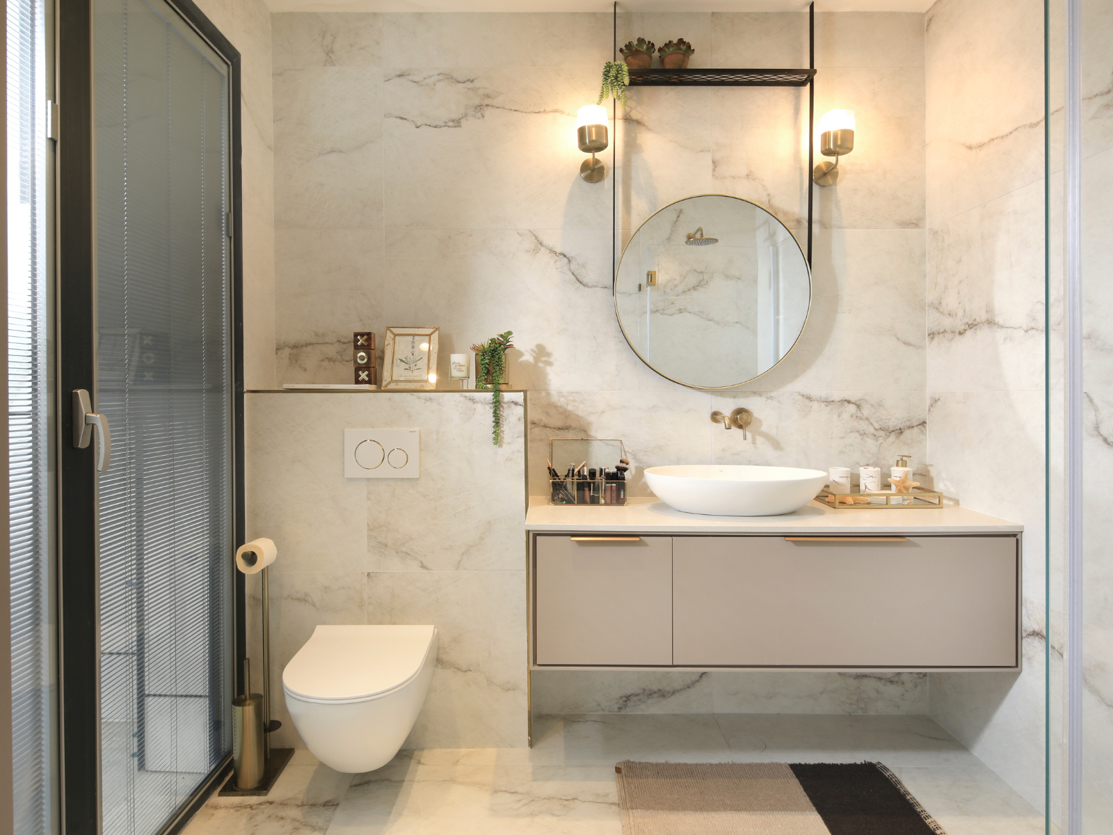 חדר רחצה בעיצוב אלגנטי