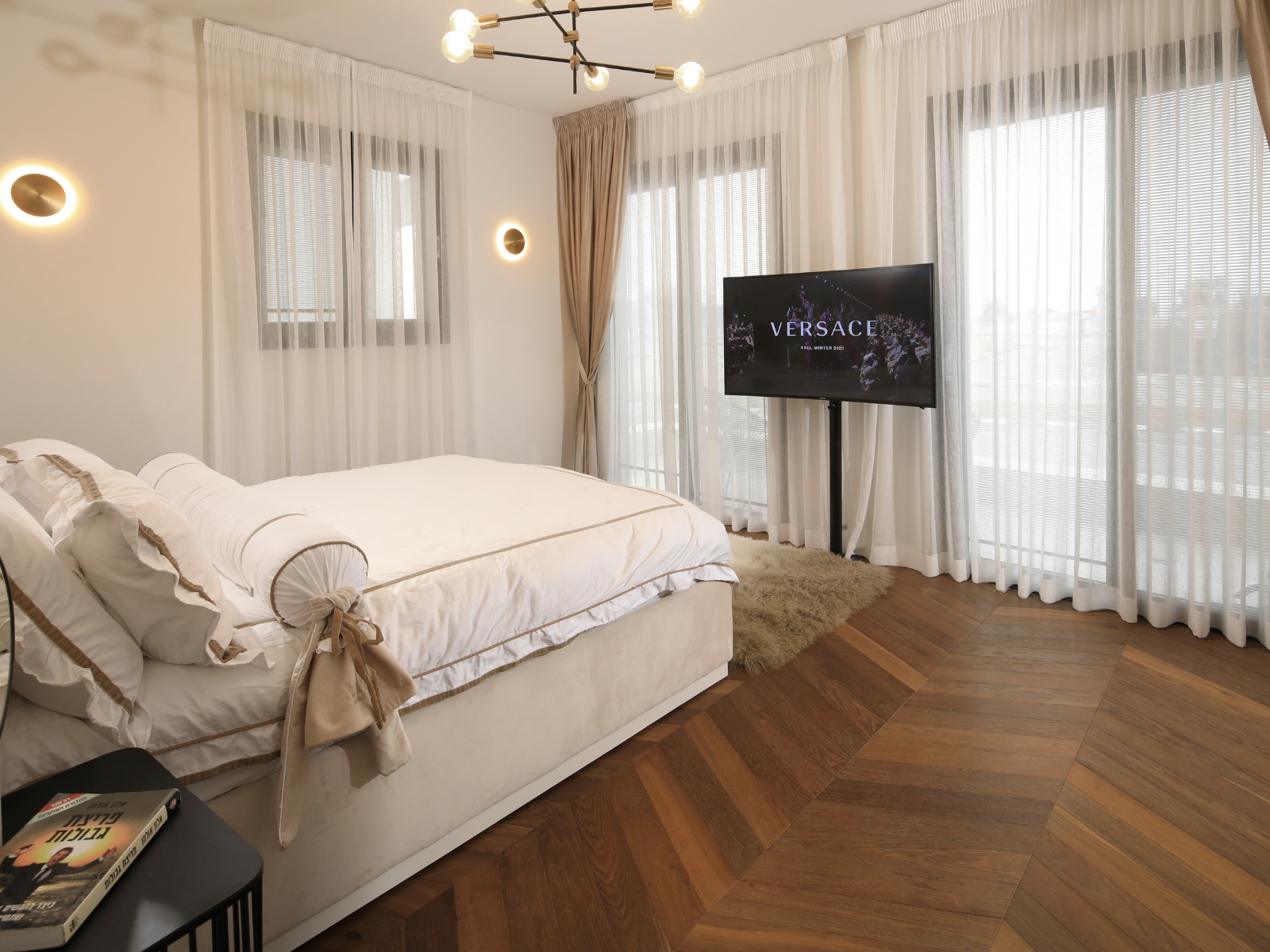 חדר שינה בעיצוב אלגנטי