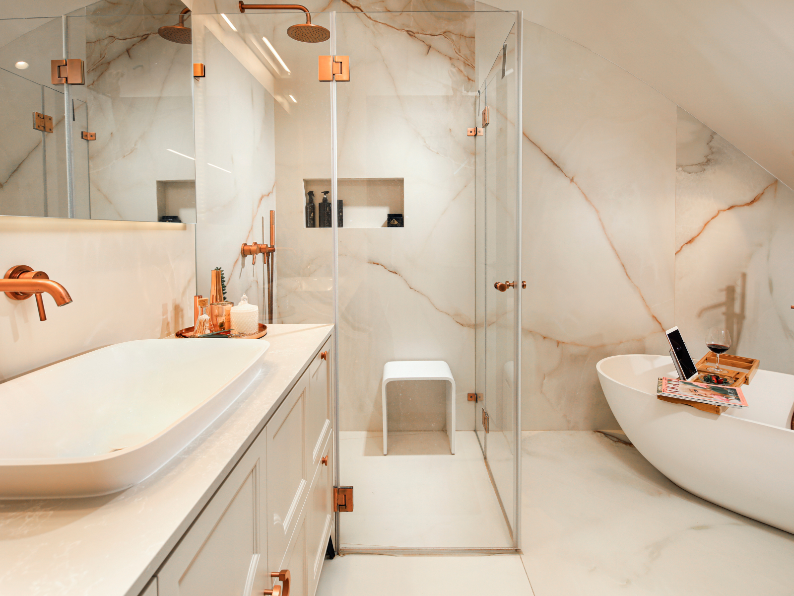 חדר רחצה בעיצוב אלגנטי