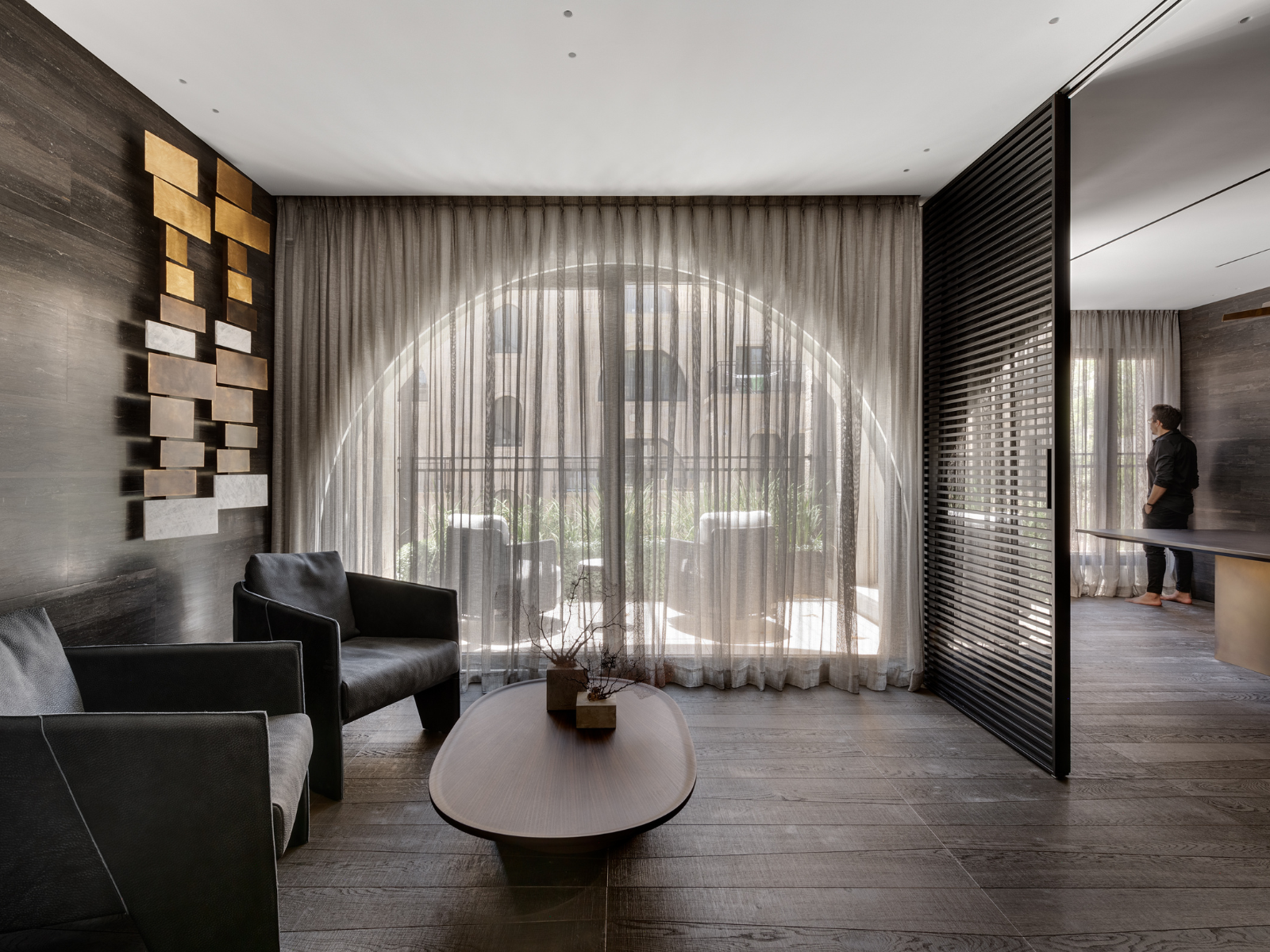 פינת הסבה בבית יוקרתי בירושלים