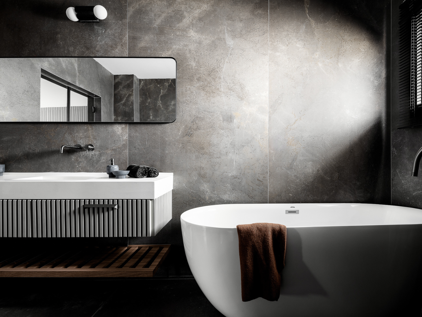 חדר רחצה בבית בעיצוב מודרני