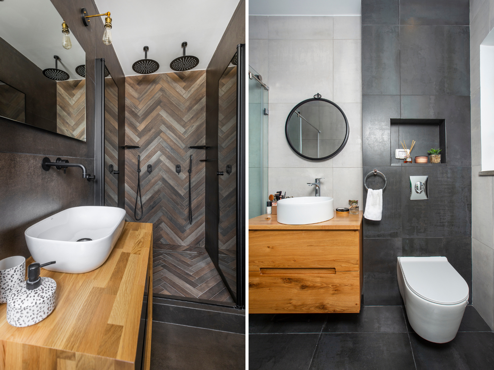 חדרי רחצה שתכננה ענבר לוריא