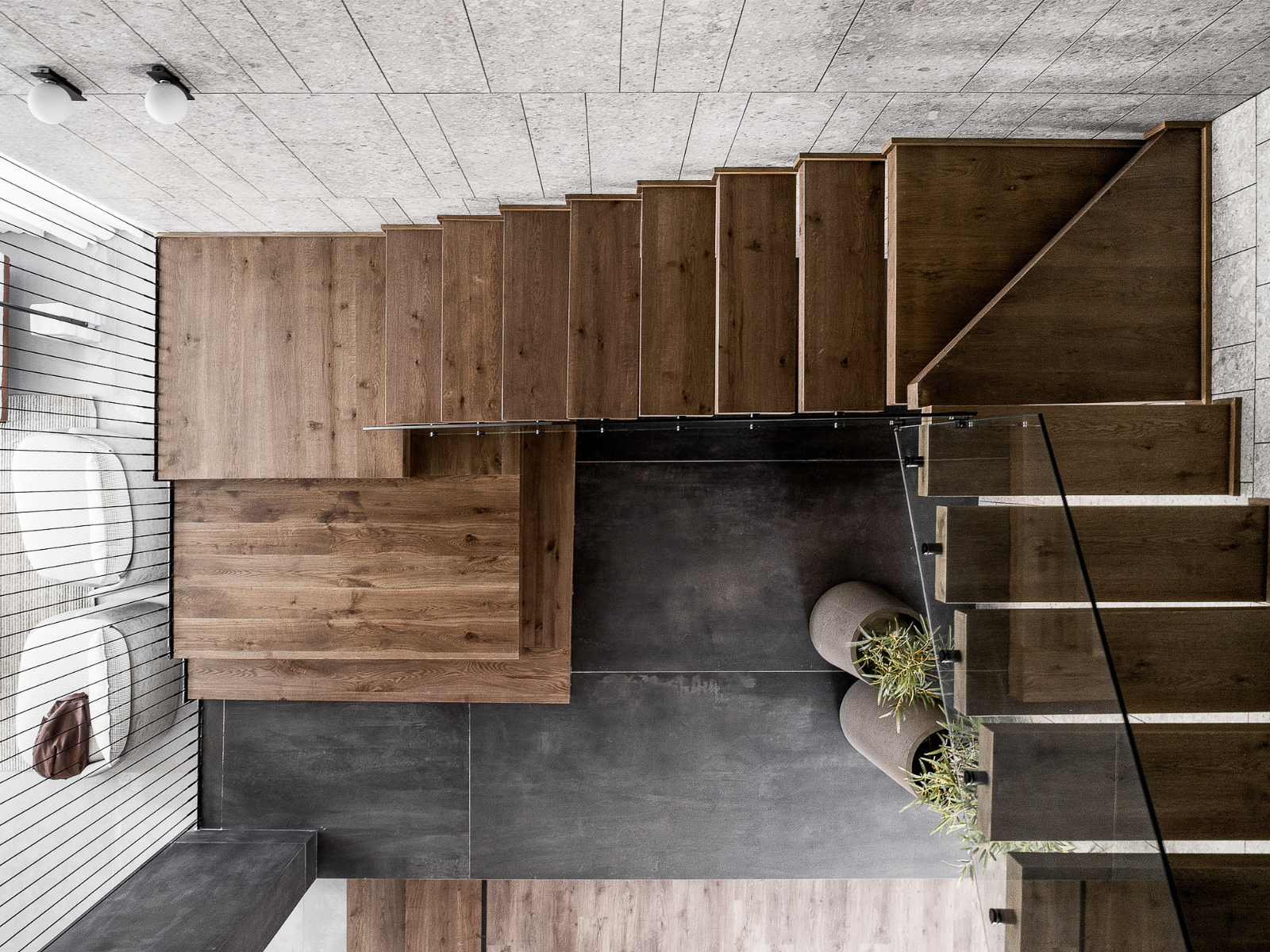 גרם מדרגות בבית בעיצוב מודרני