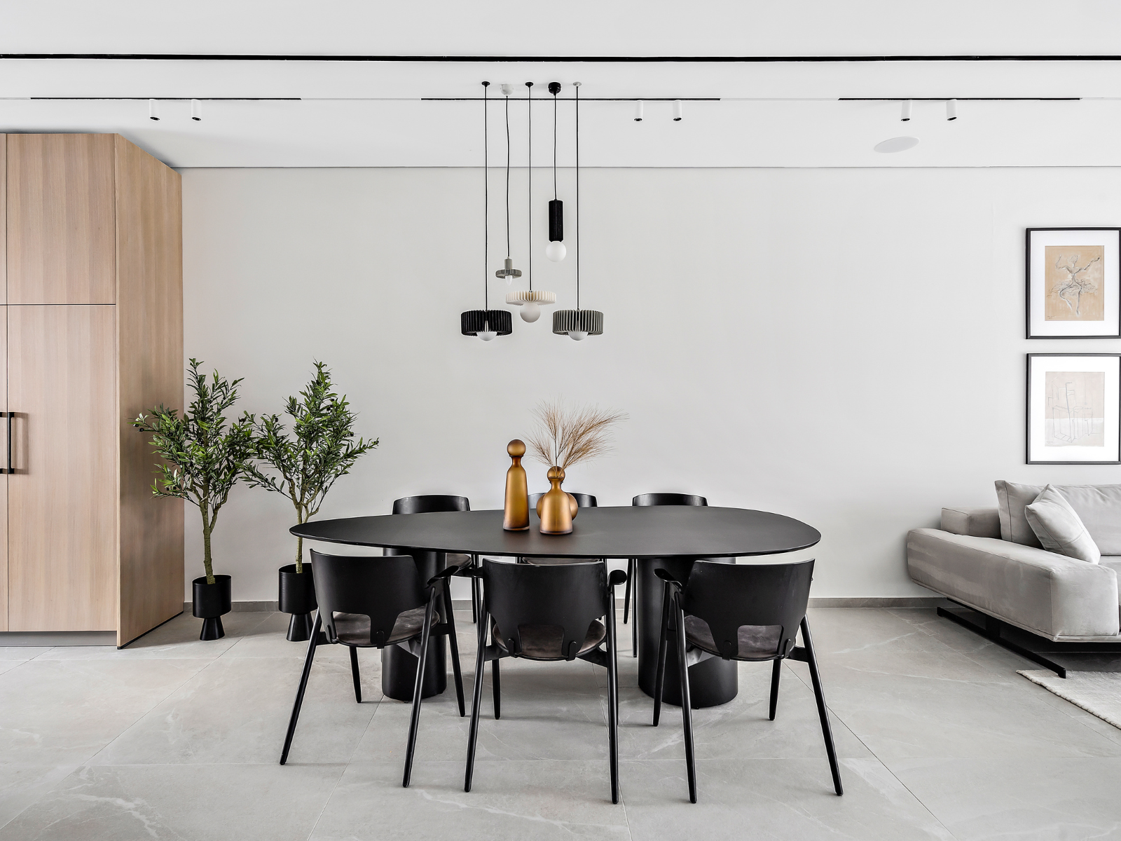 פינת אוכל בעיצוב נקי