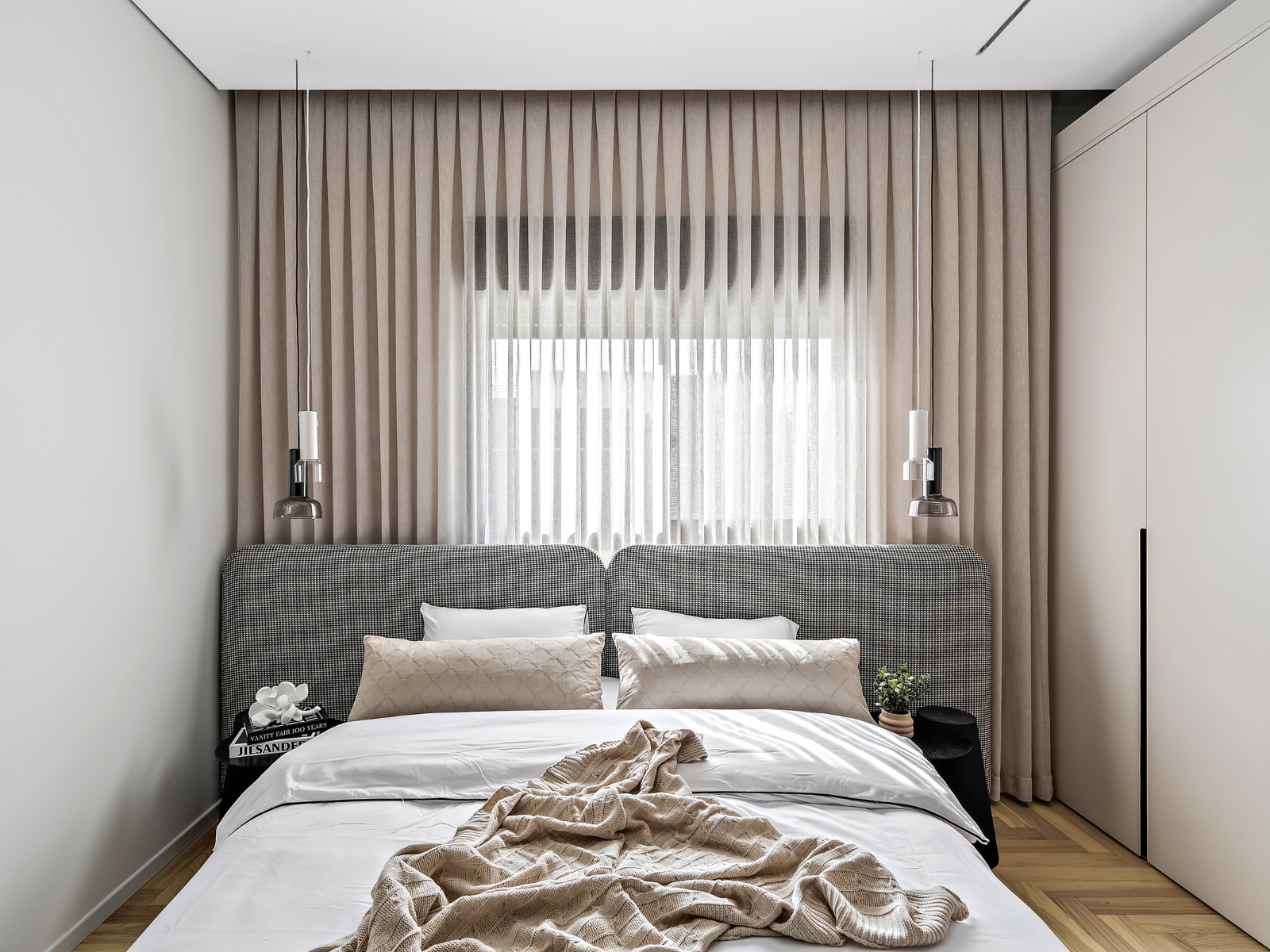 מאסטר שינה בעיצוב מודרני