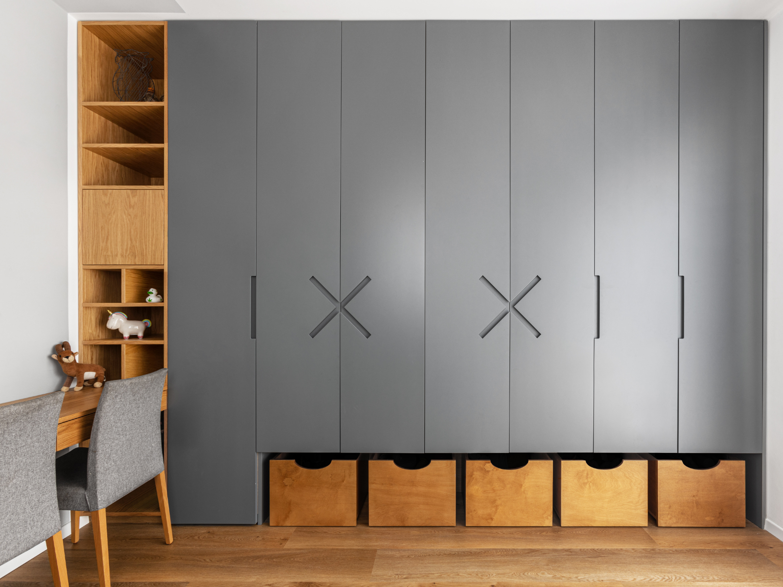 אחסון בחדר ילדים