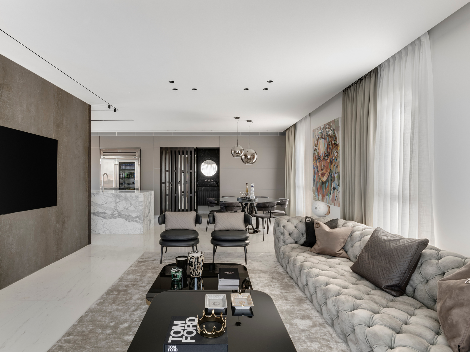 סלון בעיצוב קלאסי