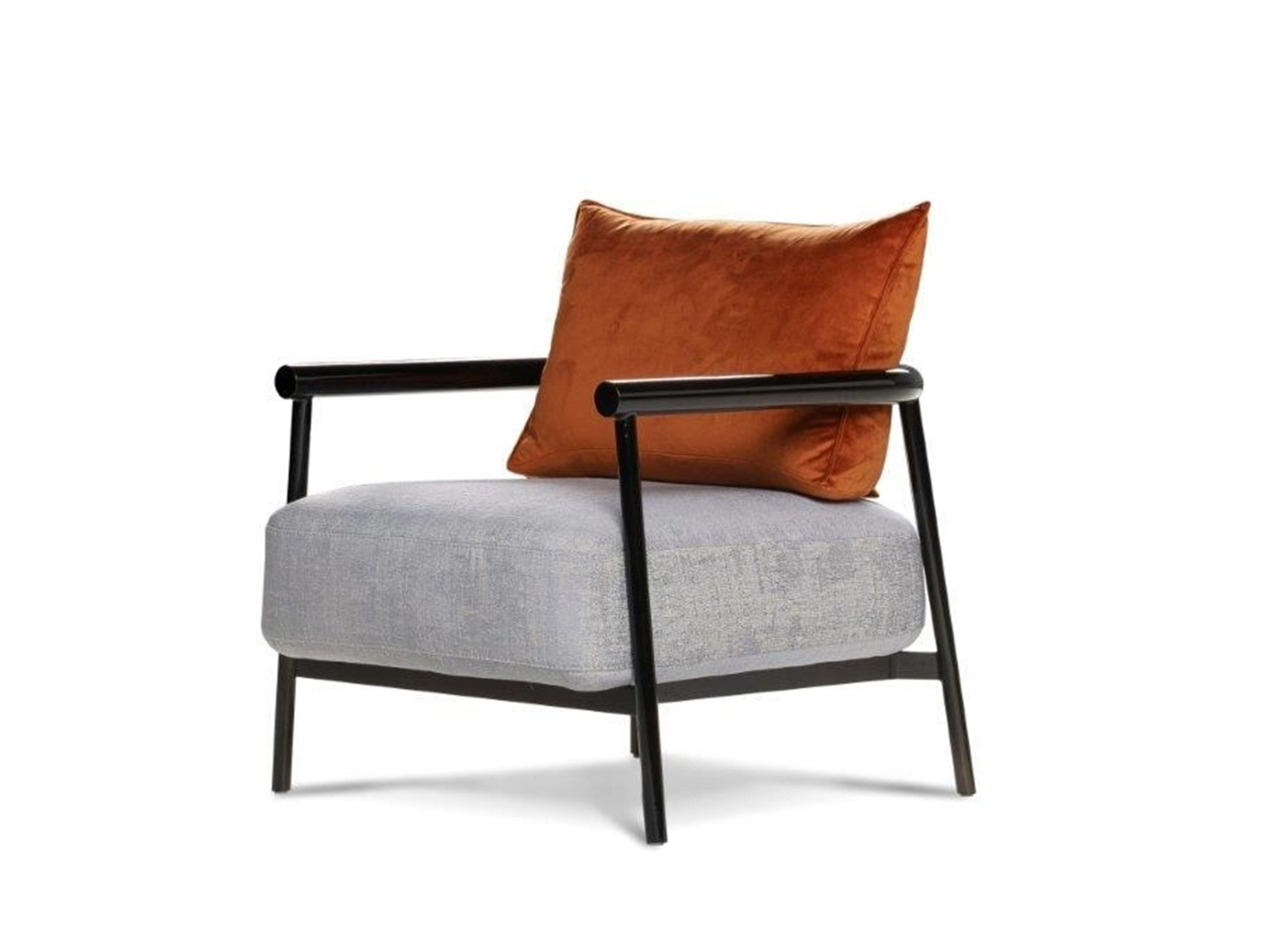 כורסה מעוצבת בשני צבעים