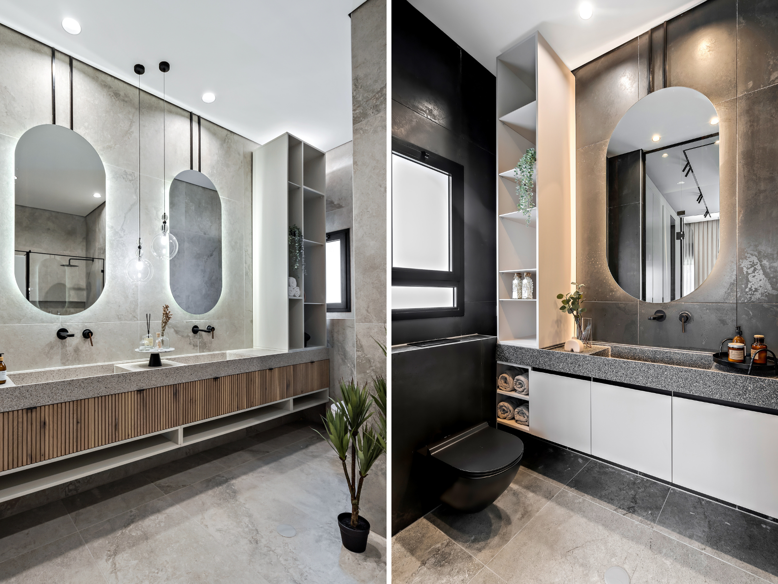 חדרי רחצה בעיצוב מודרני