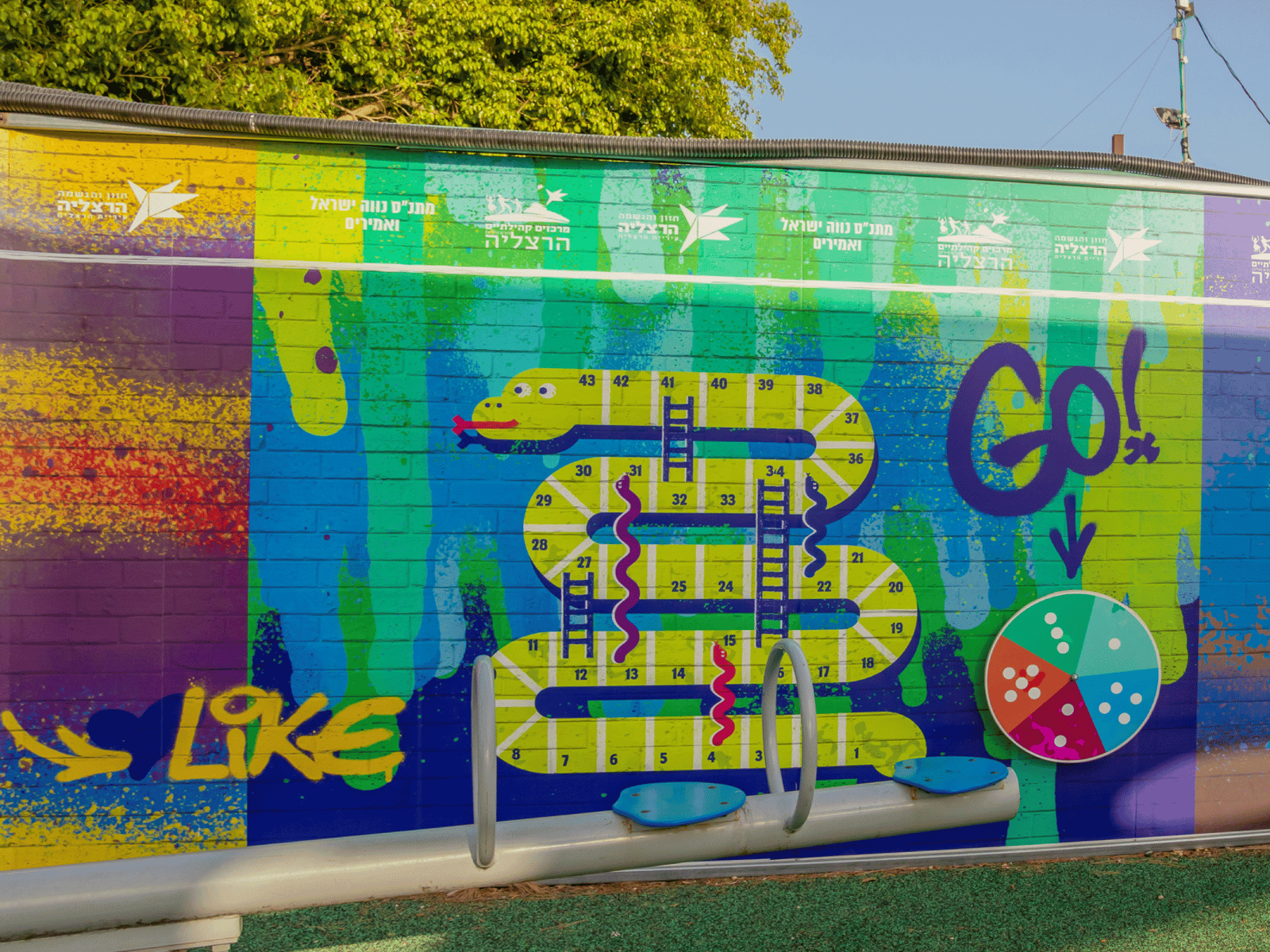 גדר אינטראקטיבית בהרצליה גדר אינטראקטיבית