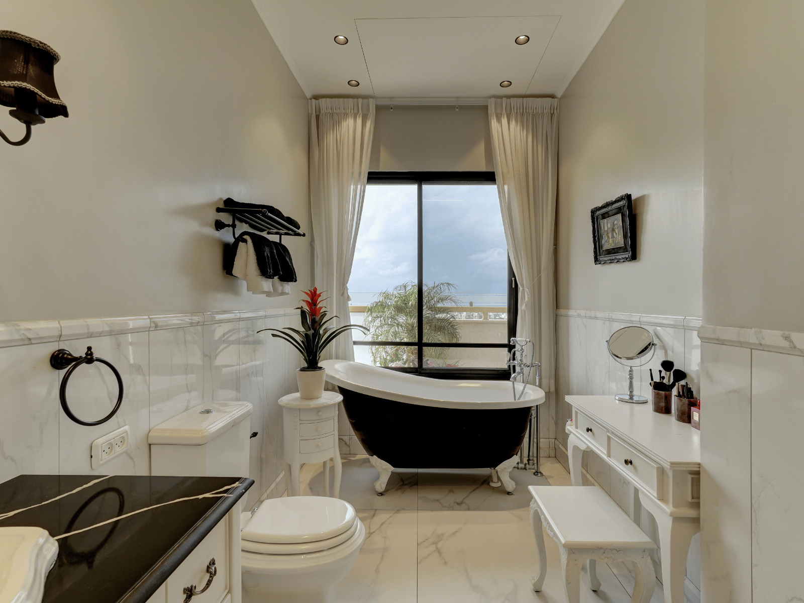 חדר רחצה בסגנון וינטג'