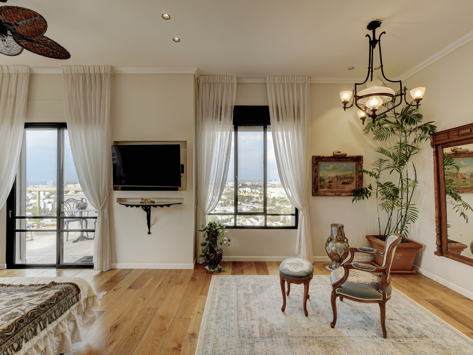 חדר שינה בסגנון וינטג'