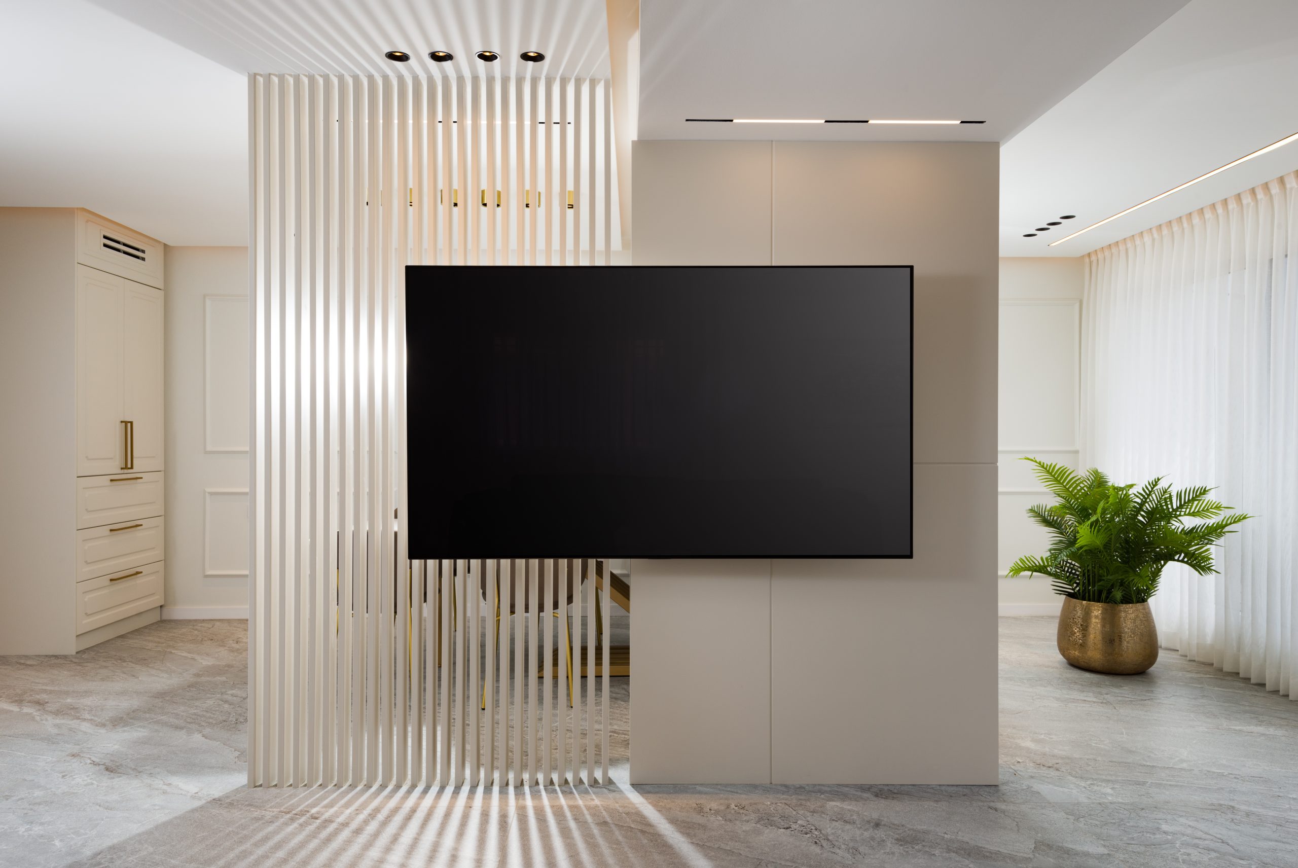 קיר מיוחד לטלויזיה