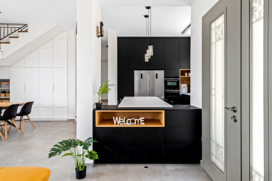 מטבח שחור, עיצוב: עדי ורמוס