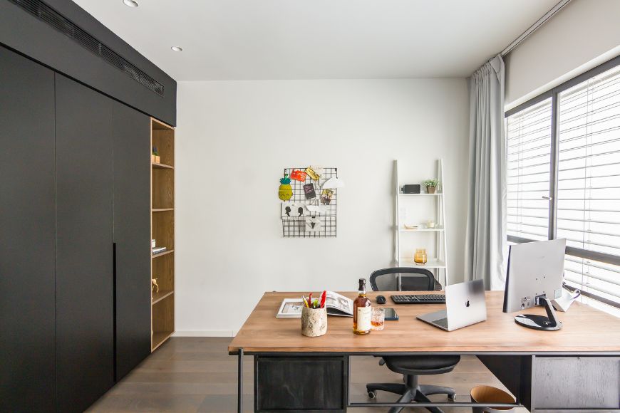 חדר עבודה בבית, עיצוב: הילה קסיס