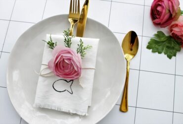 עשה זאת בעצמך: מפיות בד לשולחן חג מעוצב