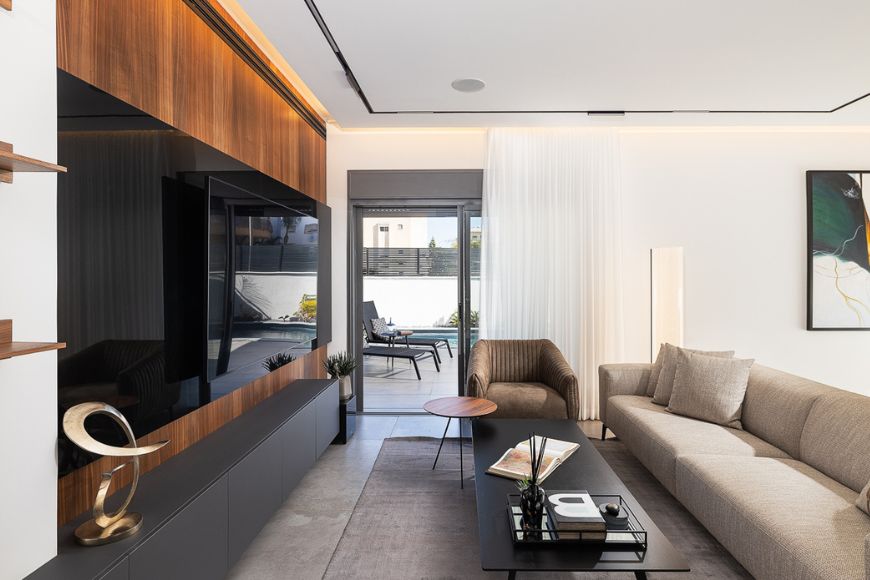 סלון מעוצב, עיצוב: רותם פורטל, צילום: מקס מורון