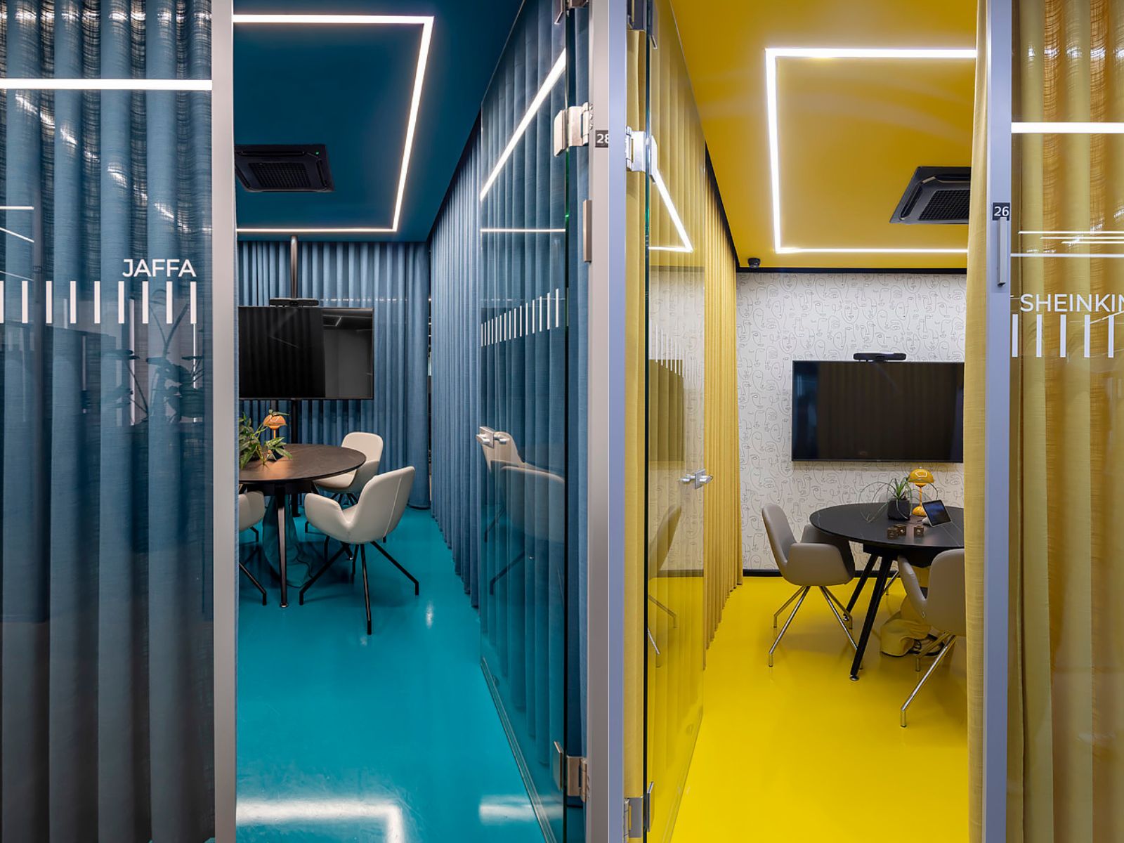 חדרי ישיבות קטנים ואינטימיים