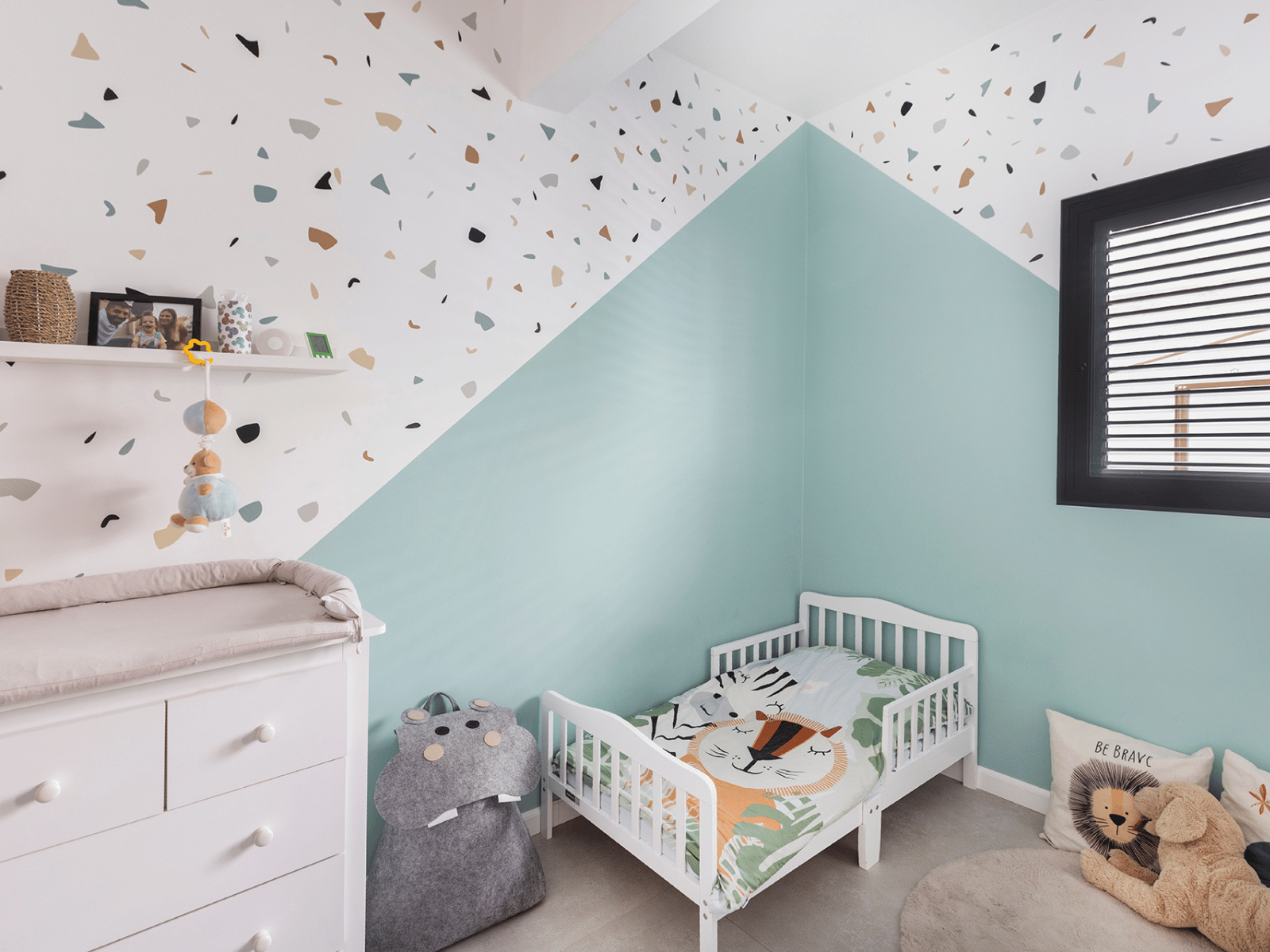 חדר ילד בעיצוב יוניסקס