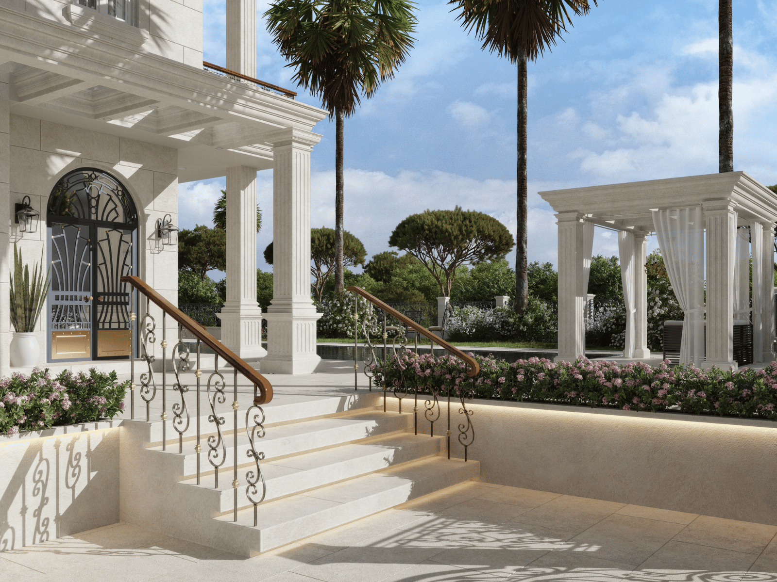 עיצוב חוץ כטירה