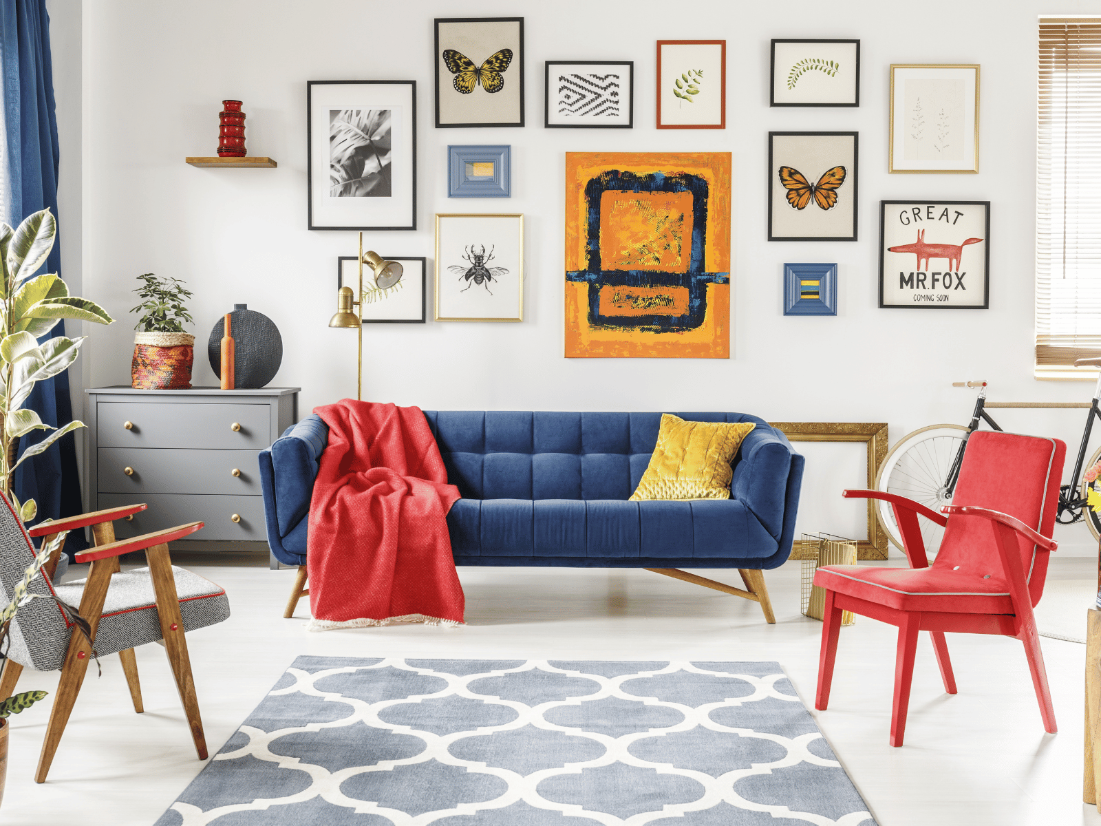 סלון צבעוני