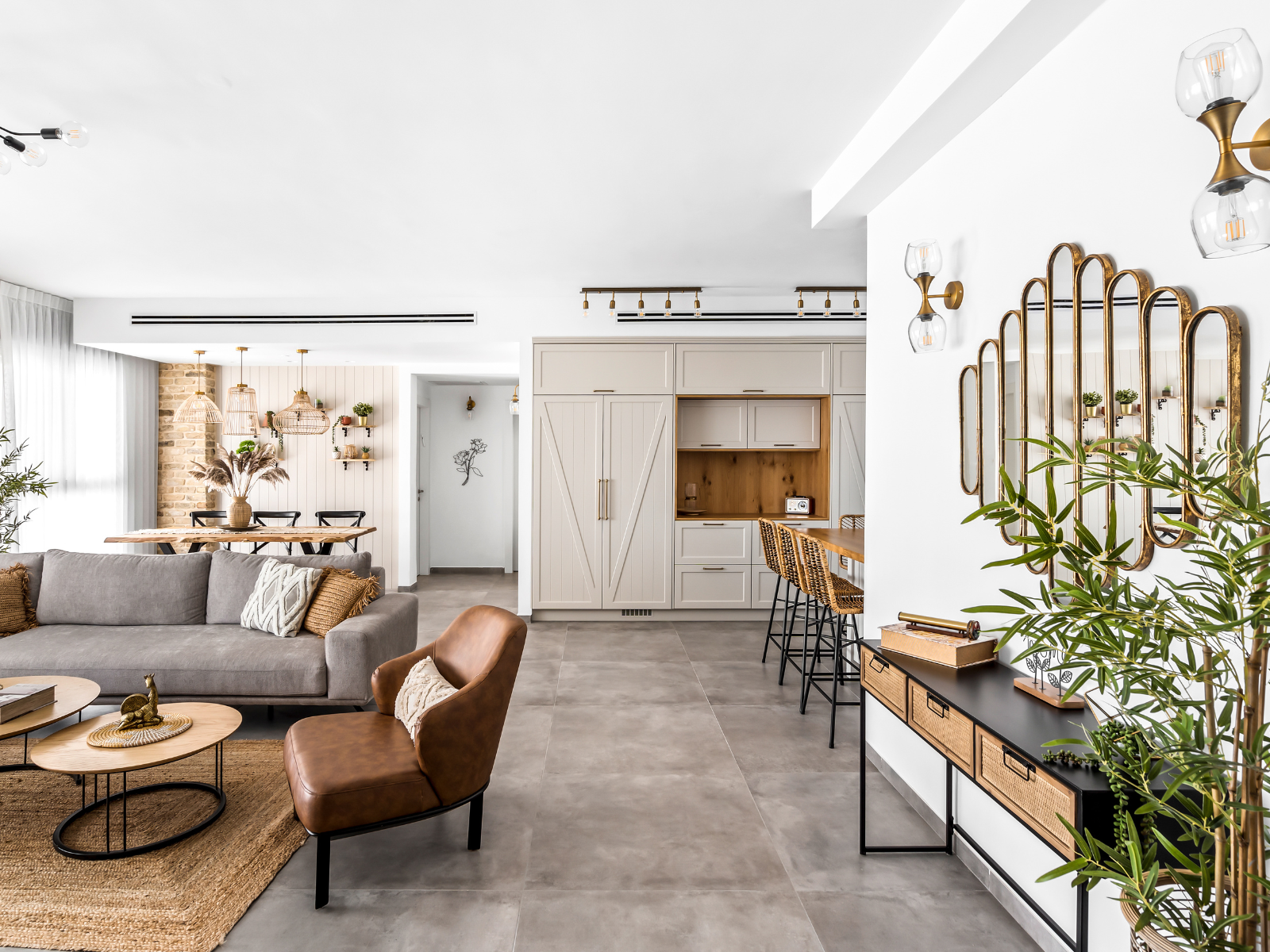 דירה בעיצוה בוהו שיק