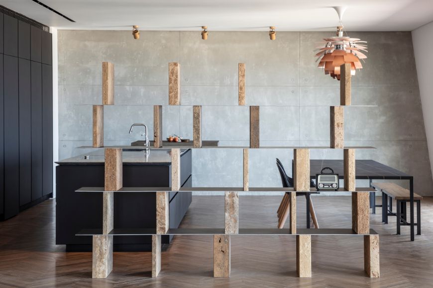 ספריה מעוצבת, עיצוב: נורית בן יוסף, צילום: עמית גירון