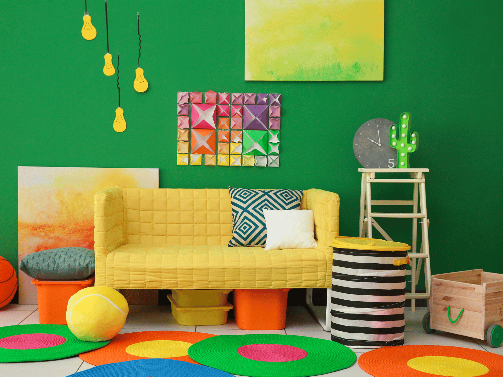 סלון צבעוני