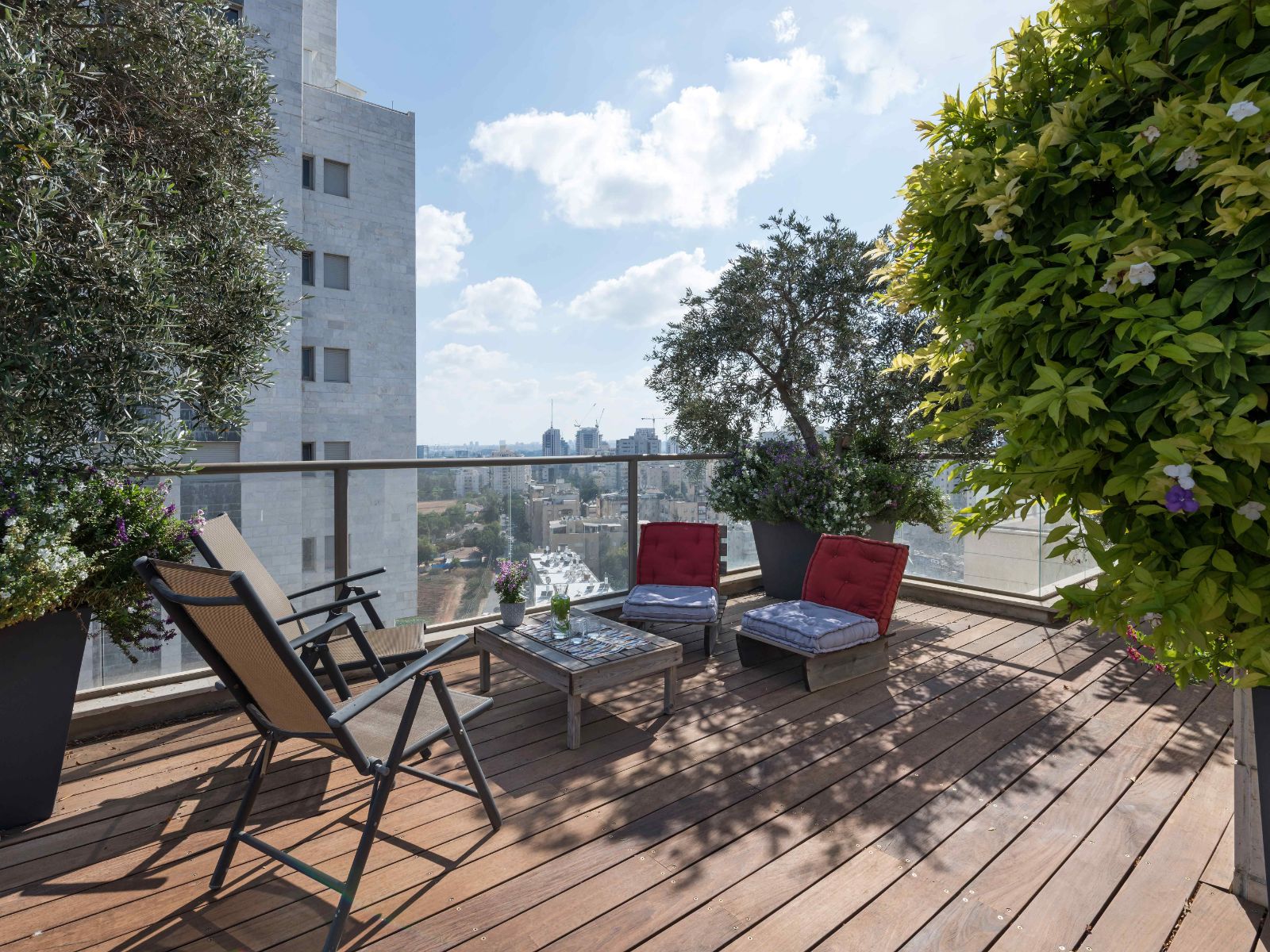 גינה על הגג