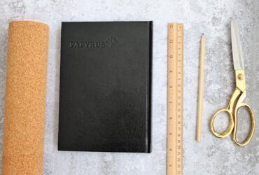 DIY: מחברת מצופה שעם