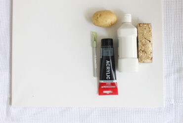 DIY: יצירת אמנות מקורית מחותמת תפוח אדמה