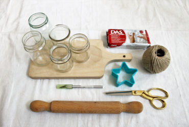 DIY: ממחזרים צנצנות זכוכית לעששיות מעוצבות