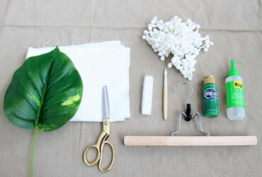 DIY: דגל קיר מושלם מחומרים שיש בבית