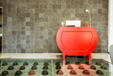 פיגום בוטיק: משרד מכירות ששואב השראתו מאתר בנייה