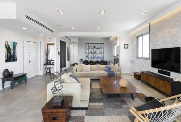 מצטמצמים על מנת להתרחב: עיצוב פתוח לפנטהאוז בהוד השרון