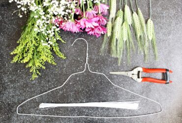 זר פרחים דקורטיבי לשולחן חג השבועות