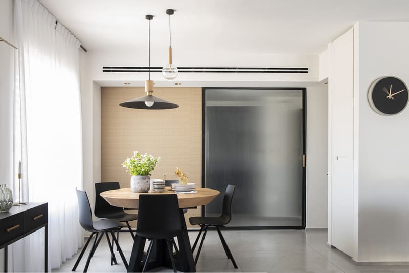 פינת אוכל בבית מודרני