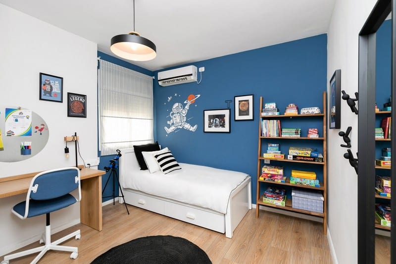 חדר ילדים כחול