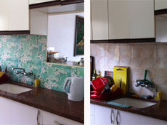 DIY: כך תשדרגו את אריחי המטבח הישנים