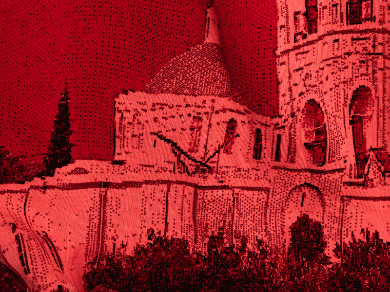 הדפסת צילום על סריגת אקרילן