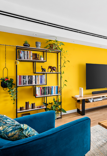 כיף לגור בה: צבע וטבע הפכו דירה לחוויה